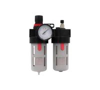 Kit regulador de presión de filtro de aire neumático de 1/4" 3/8" 1/2" (0-145 psi), elemento de aire, filtro de compresor, separador de aceite y agua.(Brown)