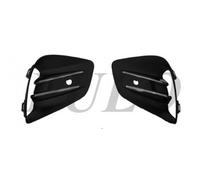 Kit rejilla delantera derecha + izquierda con agujeros para sensores + cromada para clio 2019-