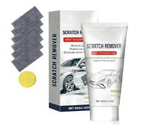 Kit Reparación Arañazos Coche,Paño Nano Eliminador de Arañazos Coche,6x Paños Nano y Pasta de Pulido 120g,Nano Cleaning Cloth Scratch Remover for Deep Scratch Repair,para Varios Tipos de Coches