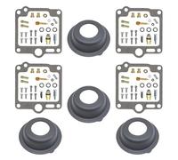 Kit Reparación Carburador con Diafragma Flotador para FJ1200 1986-1993 Carburadores Kit(Kit and Diaphragm)