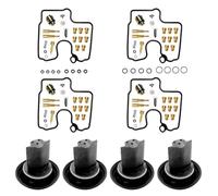 Kit Reparación Carburador Flotador Diafragma Válvula Vacío para Kawasaki para ZZR600 para ZX600-J para ZX600J 2005-2008 Kit Reconstrucción(Repair and Diaphragm)