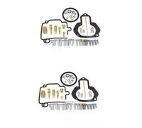 Kit Reparación Carburador Motocicleta para Yamaha Warrior 350 YFM350X 1988-2004, Incluye Tornillos Ralentí, Aguja Inyector, Válvula Y Junta Kit Herramientas Limpieza Carb(Color2)