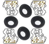 Kit Reparación Carburador Motocicleta Sistema Combustible Diafragma Émbolo Flotante para Suzuki RF900R 1994-1998