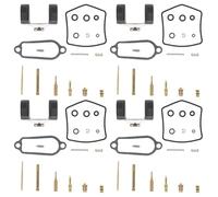 Kit Reparación Carburador para Motocicleta 4 Juegos con Junta Flotante para CB400F para Super para Sport 1975-1977 Kit Reconstrucción