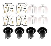 Kit Reparación Carburador para Motocicleta para FZS600 para Fazer 1998-2003 Incluye Diafragma Émbolo Aceite Flotador(E)
