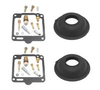 Kit Reparación Carburador para Motocicleta para XV750 para Virago para XV1100 Incluye Émbolo Diafragma Junta Aguja Flotante Carburadores Kit(Option 2)