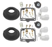 Kit Reparación Carburador para Motocicleta para XV750 para Virago para XV1100 Incluye Émbolo Diafragma Junta Aguja Flotante Carburadores Kit(Option 3)