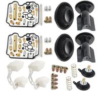 Kit Reparación Carburador para Motocicletas para TDM850 para XTZ750 Diafragma Émbolo Flotador Sistema Combustible Rebuild Kit(C)