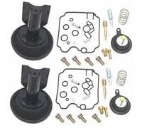 Kit Reparación Carburador para Motocicletas para TDM850 para XTZ750 Diafragma Émbolo Flotador Sistema Combustible Rebuild Kit(A)