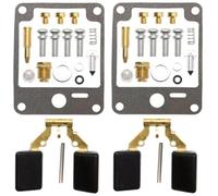 Kit Reparación Carburador para Yamaha XV700, XV1000, XV1100, Virago XV 700, 1000 1100 Diafragma Émbolo Flotador Combustible. Kit Herramientas Limpieza Carb(Color 3)