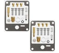 Kit Reparación Carburador para Yamaha XV700, XV1000, XV1100, Virago XV 700, 1000 1100 Diafragma Émbolo Flotador Combustible. Kit Herramientas Limpieza Carb(Color1)