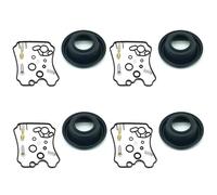 Kit Reparación Carburador para YZF750R 1993-1998 Diafragma Vacío Membrana Válvula Flotador 4 Juegos Piezas(4 Sets C)