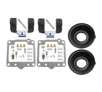 Kit reparación de inyección de Carb Reparación Reconstrucción Carburador Motocicleta para Suzuki GS-E 450 GS450E D/Z 1982 450E. Juego Juntas Sellos Válvula Diafragma Vacío.(Color1)