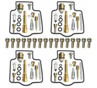 Kit reparación de inyección de Carb Reparaciones Repuestos Carburadores Motocicletas para para ZZR600E para ZX600 (1993-2001), Diafragma Émbolo Flotación.(Color1)