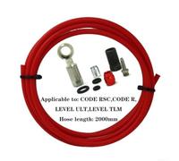 Kit Reparación Freno Bici 2m Junta Estanca Verde | Compatible para sram para code para rsc, 2 metros longitud, reforzado, instalación para fácil, color negro clásico(red)