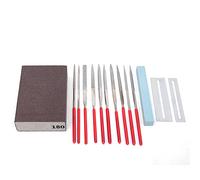 Kit Reparación Guitarra, 10 Piezas con Esponja Amolar y Piedra Pulir, Herramientas Profesionales, Juego Completo para Guitarristas Aficionados y Luthiers en Mantenimiento Acústica Eléctrica
