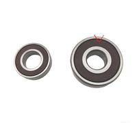 Kit Reparación para alternador para coche Rodamientos Escobillas | Incluye rodamientos 6303/6003, escobillas , anillos colectores, clips para polvo; solución en uno