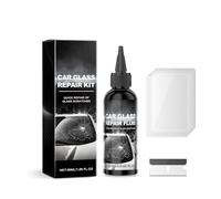 Kit Reparacion Parabrisas Coche,Reparar Grietas en Forma de Media Luna,Grietas y Grietas en Forma de Estrella,Reparador Cristal para Vidrio de Automóvil 50ML