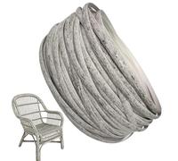 Kit Reparación Sillas Mimbre | Reemplazo Cinta Impermeable,Rollo de tiras de mimbre y ratán para silla 36,6m,Para Cesta, Mesa, Armario, Decoración, Manualidades, Exterior, Jardín, Traspatio, Patio, Cé