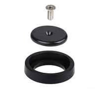Kit Reparación Válvula Rociador Fregadero 5cm Negro(Black) | Cara rociador, parachoques frontal, tornillo incluido, color negro, diámetro 5cm, solución completa