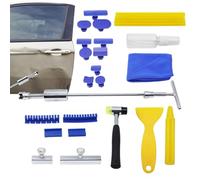 Kit Reparador De Abolladuras Para Coche,Reparación de Daños Auto con Pestañas | Extractor De Abolladuras Con Para Carrocería,para Moto Principiantes y Expertos en Emergencia