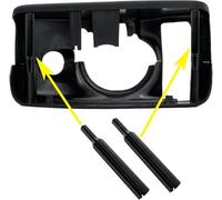 Kit Reparador Embellecedor Volante Golf Mk3, B0ra, Jett/Reparador de Carcasa Volante de Golf Mk3, B0ra, Jett ABS 2 Unidades