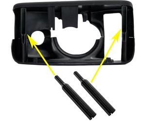 Kit Reparador Embellecedor Volante Golf Mk3, B0ra, Jett/Reparador de Carcasa Volante de Golf Mk3, B0ra, Jett ABS 2 Unidades