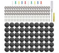 Kit Réparation Plafond Voiture - Fixation Tissu | Épingles avec Outil Installation | Répare Pare-Soleil, Camping-Car, Camion, Toit Intérieur, Facile à Utiliser, Résistant et Pratique