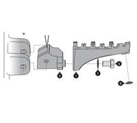 Kit reposapiés SW Motech ION para BMW F 650 GS 03-10 | G 650 GS 11-15