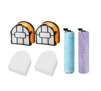 Kit Repuesto para shark para hydrovac para messmaster 2 Rodillos | 2 rodillos cepillo, 2 filtros espuma, 2 filtros , compatible para hydrovac para messmaster, instalación fácil