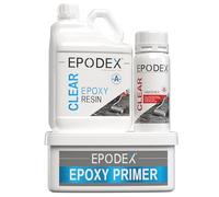 Kit Resina Epoxi para Encimeras EPODEX - Para encimeras y superficies - Apto para hormigón, cemento, madera y más - Epoxy resin