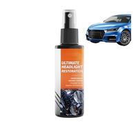 Kit Restaurador De Faros | Reparador Recubrimiento Restaurador | 120ml Spray Eliminamanchas Para Faros De Coche - Apto Para Camión Sedán Pickup SUV Vehículo Recreativo Vidrio Ventana Parabrisas Moldur