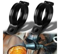 Kit Reubicación Intermitentes para moto 42-51mm Kit Reubicación | para acero , ajuste 42-51mm, incluye gomas, ideal reubicación luces