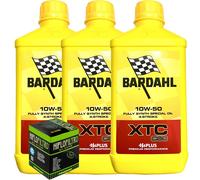 1LT ACEITE MOTO 4T BARDAHL XTC C60 10W-50 API SN / JASO MA-MA2
