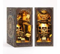 Kit Rincón Libros DIY Rompecabezas 3D Madera Casa Miniatura