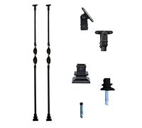 Kit Ringhiera Per Scale Da Interno Set Da 2 Balaustre In Ferro Battuto Per Ringhiere Di Terrazze Gradini In Metallo Per Scale Corridoi Di Soffitte Ga Stile 1 Altezza 75 Cm 30 Pollici