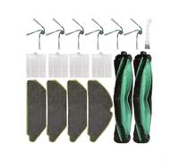 Kit Robot 17 Piezas para Roomba 115 para combo Kit Robot 17 Piezas | Cepillos principales y laterales, filtros HEPA, mopas lavables, profunda, para fácil instalación