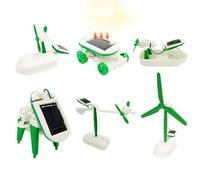 Kit Robot Solar - Juguete Científico Educativo 6-en-1, Proyecto Construcción DIY | Set Montaje Con Energía Del Sol | Robótica Experimento Creativo Niños, Regalo Aprendizaje Ingeniería Espacial, Aerona