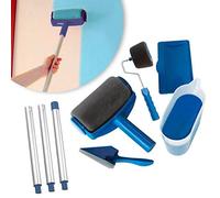 KIT Rodillo de pintar antigoteo multifunción con depósito recargable y mango extensible - Sin gotas - Sin derrames - Sin manchas