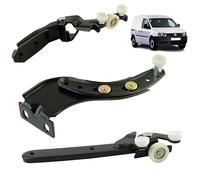 Kit Rodillo puerta corredera compatibles para Volkswagen Caddy 3 y Caddy 4 (2004-2020) guía rodillos puerta corredera - guía SUPERIOR - MEDIO - INFERIOR de puerta