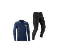 Kit Ropa MTB Leatt Ride Kit MTB Gravity 1.0 azul galaxiaM azul galaxia