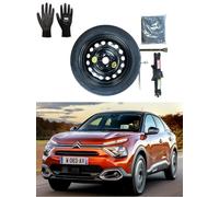 Kit rueda de repuesto 16" 125/85R16 compatible con Citroën C4 (12/2010>) con gata, llave y funda