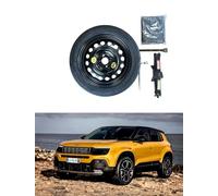 Kit Rueda de Repuesto 16" Compatible con Jeep Avenger con Gata, Llave y Funda 125/85R16
