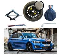 Kit rueda de repuesto 17" compatible con BMW Serie 1 Cabrio con gata, llave y funda 125/80R17