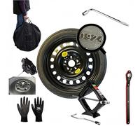 Kit rueda de repuesto 17" compatible con Suzuki S-Cross/Sx4 (2006>) con gata, llave, tornillo, guantes y funda 135/80R17