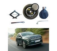 Kit Rueda de Repuesto de 18" Compatible con Jeep Compass Phev 4XE con Gata, Llave y Funda
