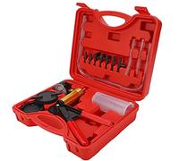 Kit Sangrador de Frenos, Probador de Bomba de Vacío de Mano con Adaptadores,Purgador Frenos de Purga de Líquido de Freno para Diagnóstico de Motocicleta Coche Moto