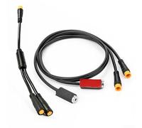 Kit Sensor Freno Bicicleta para delantero Kit Sensor Freno Bicicleta | Conectores sellados para ipx, para resistencia agua lluvia, plástico ABS negro, 75cm cable flexible, exterior(B)