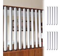 Kit Separador de ambientes de Madera - Panel de Listones Independiente para división de Espacios en oficinas y hogares, Separador de Entrada móvil, Elegante Pantalla de privacidad, fácil Mon