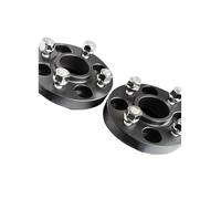 Kit Separadores Aluminio 2 Espaciadores Rueda Para Llantas Coche Deportivo 4 X 108 4 X 4,25 Pulgadas 63,3 CB Rosca M12 X 1,5 Separador Llanta(Negro,30mm)